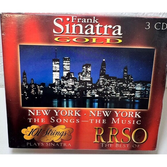 Frank Sinatra Gold Box Set Music CDs New York NY Frank Sinatra 101 Strings RRSO - Picture 1 of 7